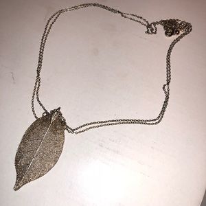 Pookie & Sebastian Gold Leaf Necklace